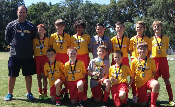 CLW U11b Red Team Adidas Cup Champs