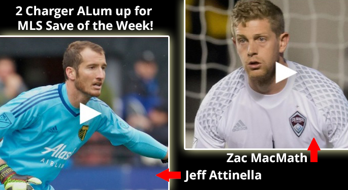 Charger Alum up for MLS Save of the Week
