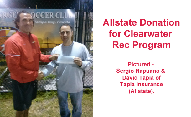 Allstate Donation for CLW Rec Program!!