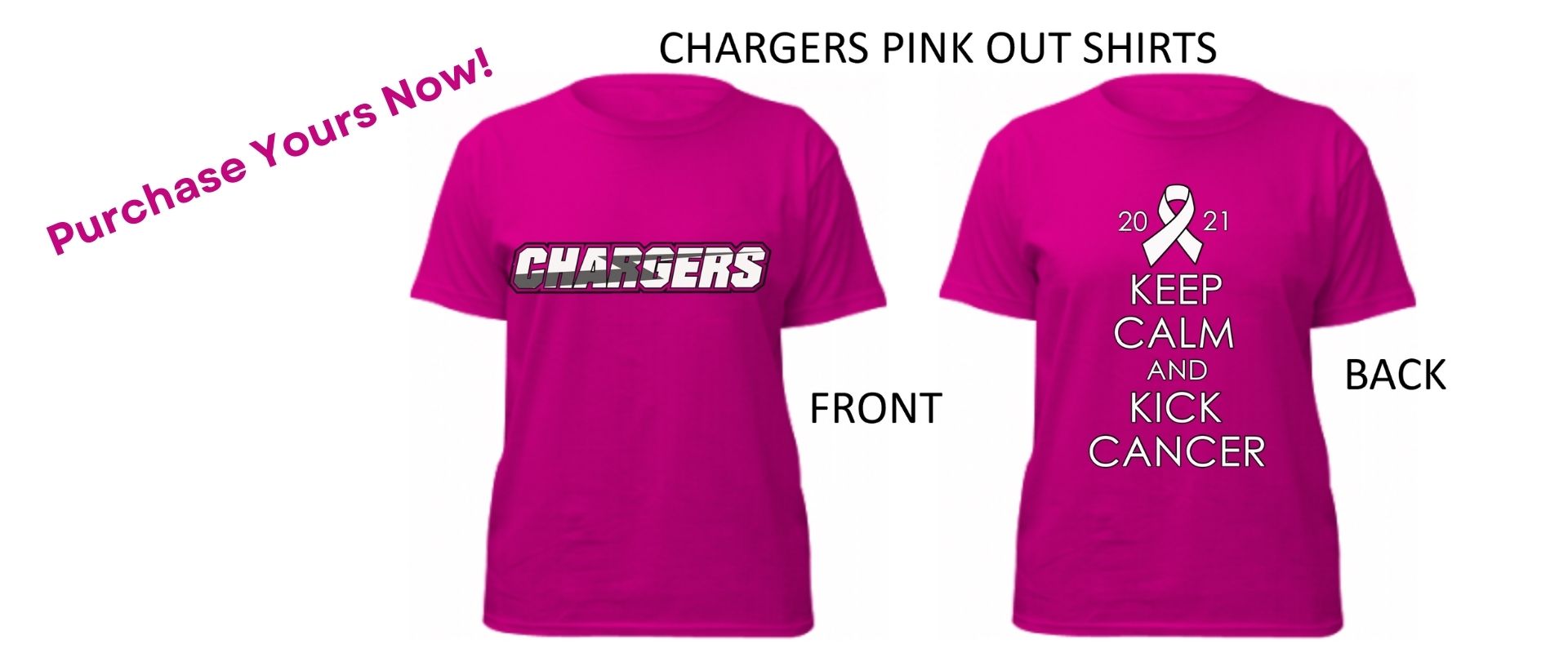 Team Fundraiser - Chargers Pink Out Shirts
