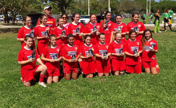 CLW Rec U15g Champs in GYSA Cup!