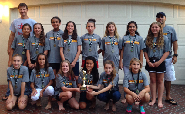 Tampa Chargers u12 girls - Adidas Cup finalist