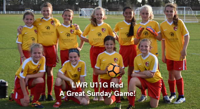 LWR U11g a Great Weekend Game!